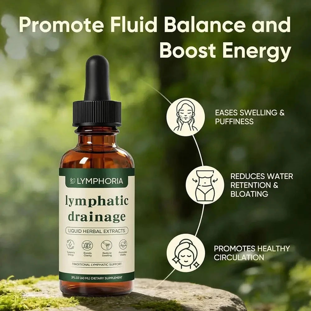 Natural Herbal Lymphatic Drainage Drops