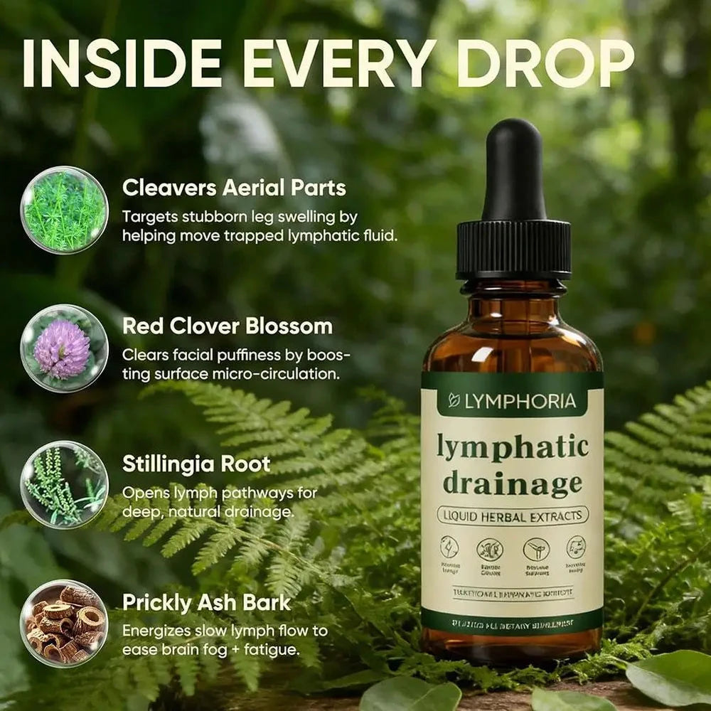 Natural Herbal Lymphatic Drainage Drops