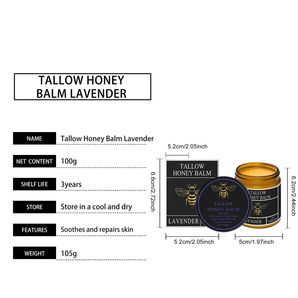 Whipped Beef Tallow Honey Balm