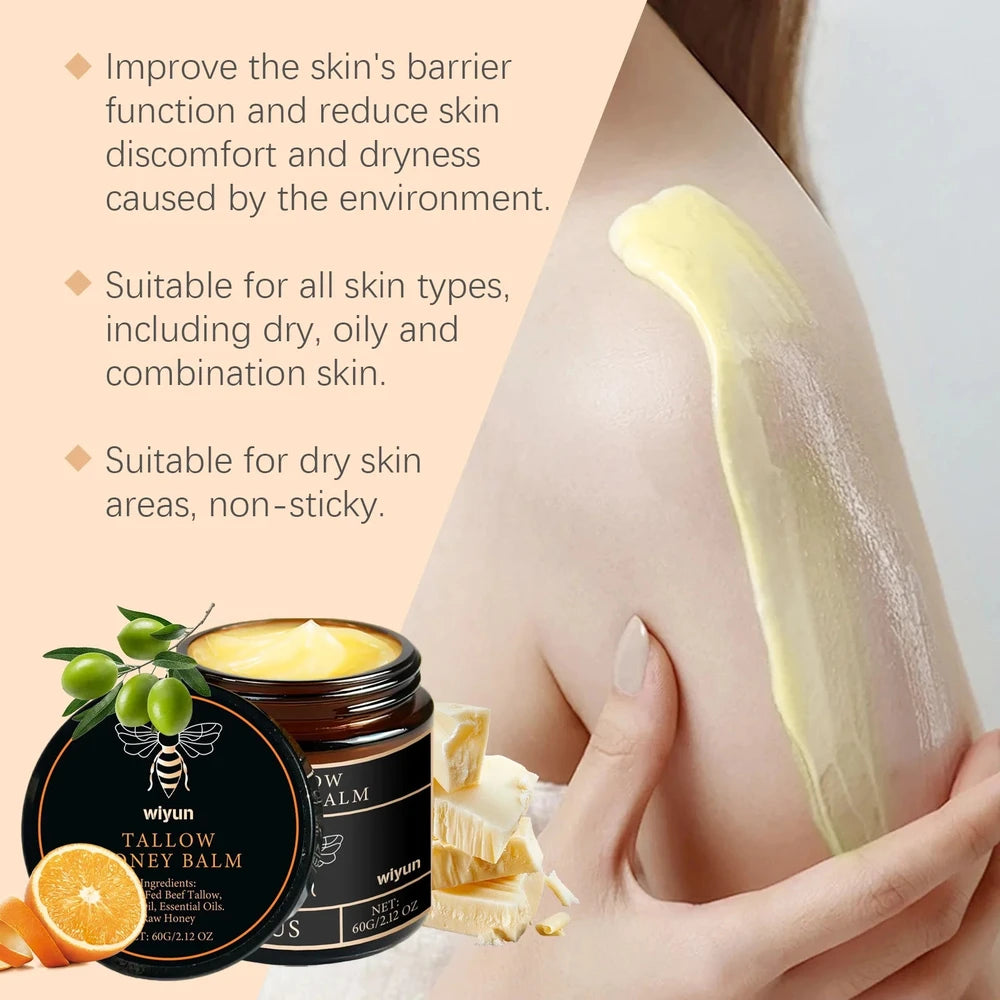 Whipped Beef Tallow Honey Balm
