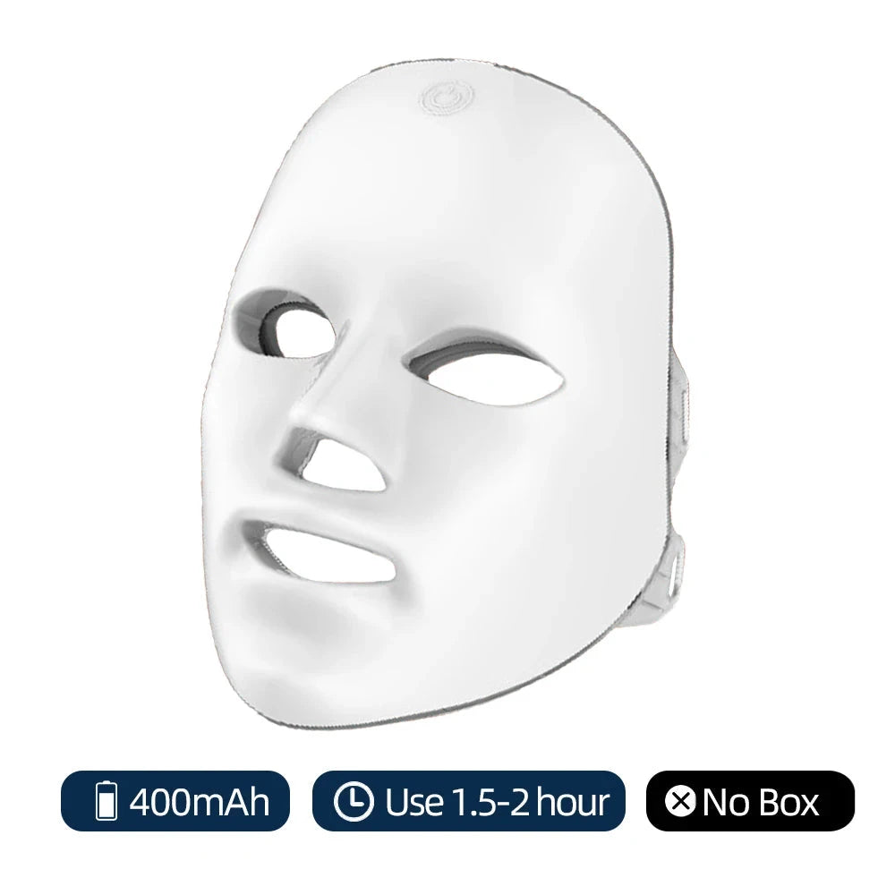 Wireless LED Mask 7 Color LED Face Mask Photon Skin Firming Anti Aging Rejuvenation Beauty Mask Machine