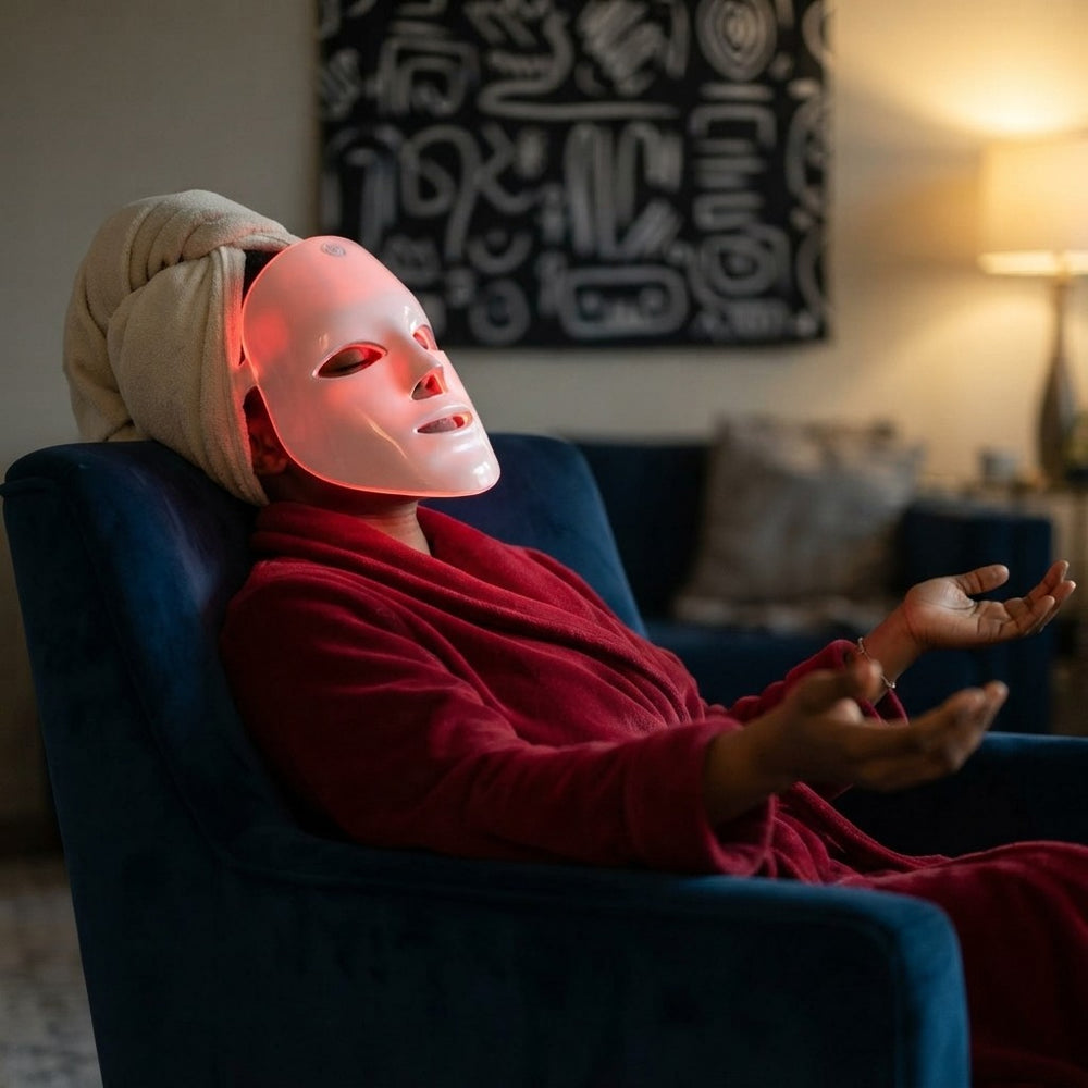 Wireless LED Mask 7 Color LED Face Mask Photon Skin Firming Anti Aging Rejuvenation Beauty Mask Machine