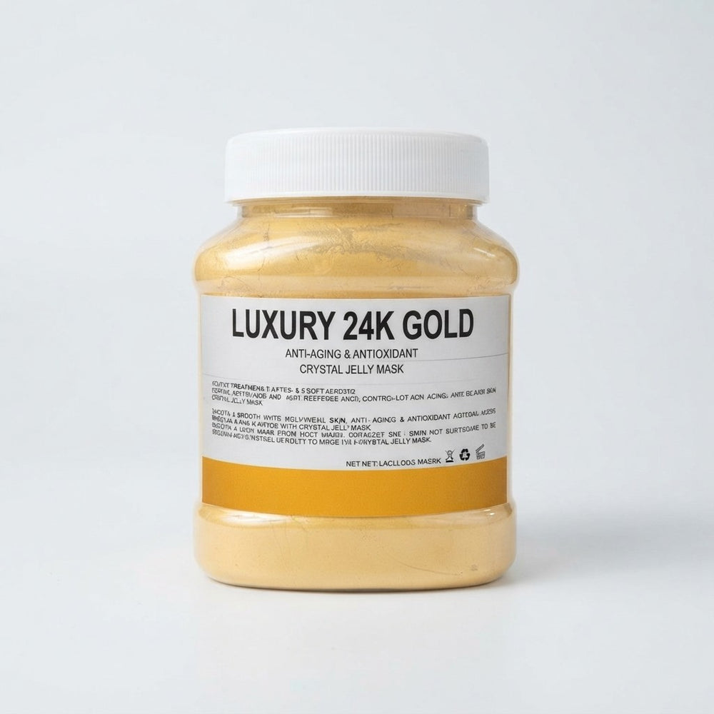 350g Hydrating 24K Gold Soft Mask Powder Rose Petal Crystal Jelly Mask Powder  Skin Care Dropshipping
